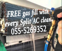 split ac, central, ducting, air con, clean, repair, fixing, service, gen maint, grills, amc, fcu, package, gas, tons