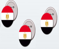 دبوس علم مصر بلاستيك صغير