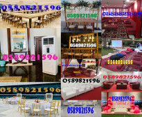 Renting Weekend Event items for rental in Dubai.