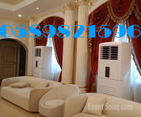 Air Conditioners for Plastic Tents for Rent in Dubai.