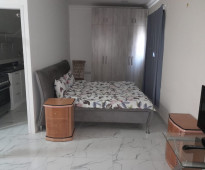 #For rent, a fully furnished studio in Zinj, near Sabr Ayoub Restaurant.