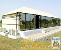 تصميم بيت شعر زجاج في الرياض 0551033861