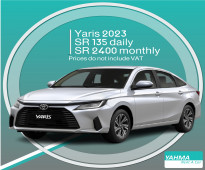 Toyota Yaris 2023 for rent Dammam - Free delivery for monthly rental