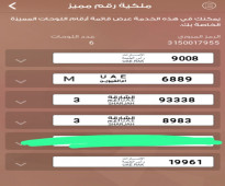 ارقام مميزة