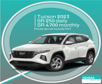 Hyundai Tucson 2023 for rent - Free delivery for monthly rental