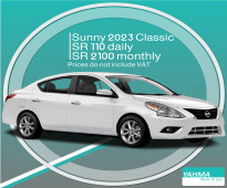 Nissan Sunny 2023 for rent in Khobar - Free delivery for monthly rental