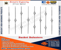 Wrought Iron Hardware, Gate Grill Parts, Railing & Fencing Components Manufacturers Exporters in India Ludhiana www.mona