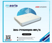 لو بتدور على جهاز DVR يريحك ويشتغل بذكاء، خلي عينك على Hikvision iDS-7116HQHI-M1/S!