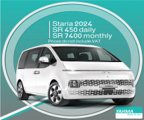 Hyundai Staria 2024 for rent (9 seater)